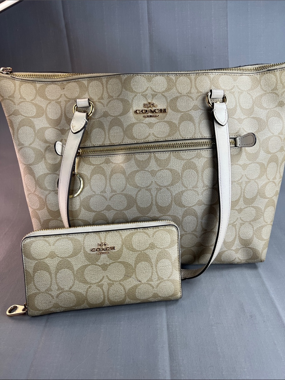 Coach set, 2022 handbag and wallet matching